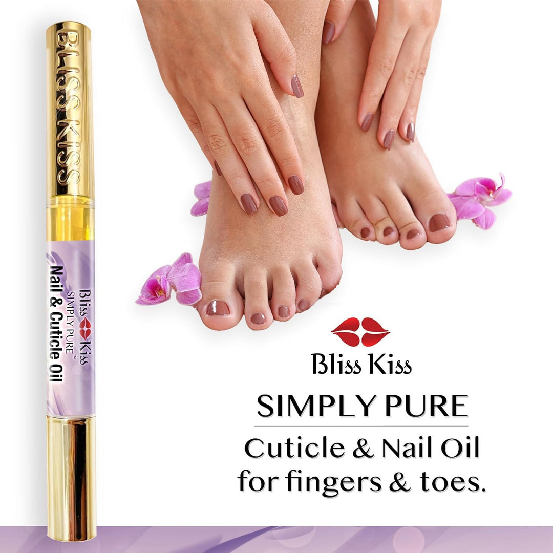 Bliss Kiss | 4 Lavanda Vainilla | Lápiz de cutícula de aceite con v...