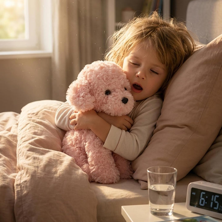 WEIGEDU Animales de Peluche de Perrito Rosa Juguetes de Peluche, Ca...