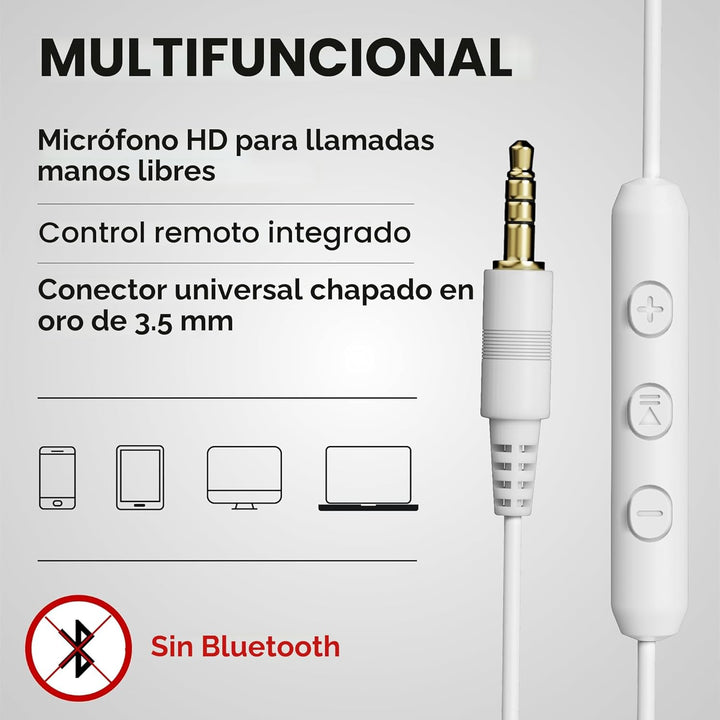 ARTIX CL750 auriculares con cable con micrófono y control de volume...