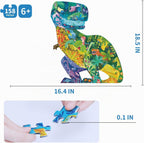 TOI Rompecabezas de dinosaurio para niños de 6 a 8 años, rompecabezas