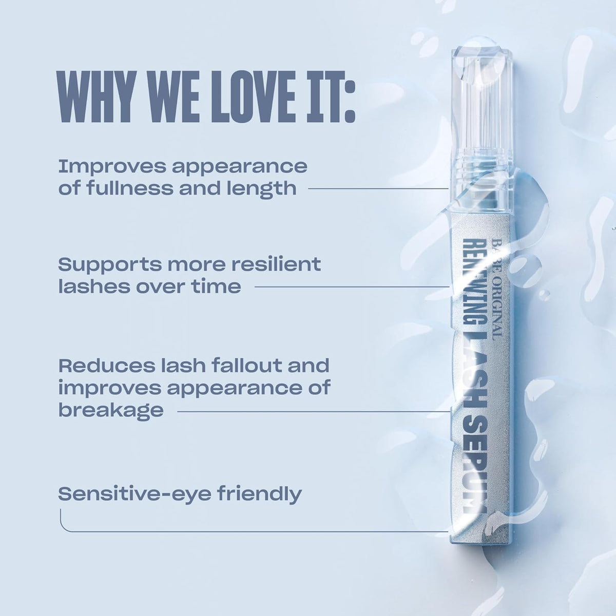 BABE ORIGINAL Renewing Lash Serum - Suero de pestañas con infusión...