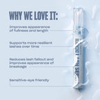 BABE ORIGINAL Renewing Lash Serum - Suero de pestañas con infusión de péptidos, 4 Month Supply (6mL)