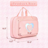 LININYHAO Estuche de transporte compatible con muñecas Barbie de 12...