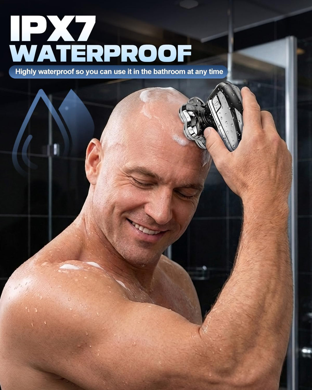 VOPH Afeitadoras de cabeza para hombres calvos, cuchillas flotantes...
