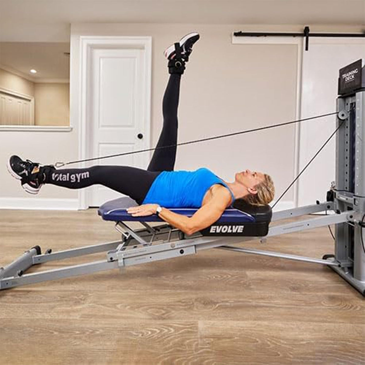 Total Gym Evolve Home Gym, 16 niveles de resistencia, más de 100 ejercicios