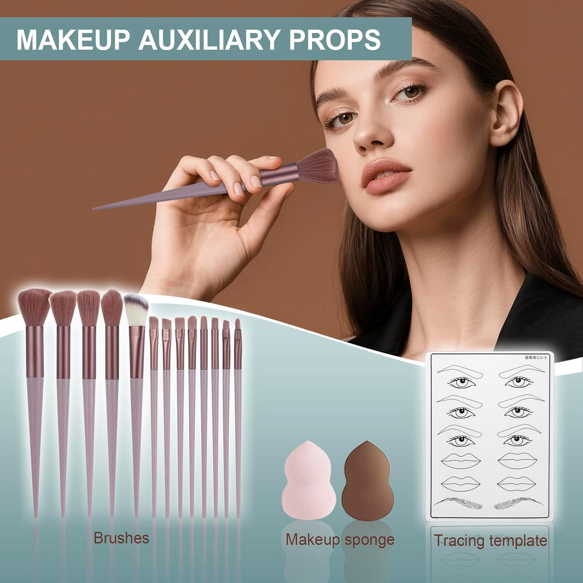 Kit completo de maquillaje todo en uno para mujeres, juego de regal...