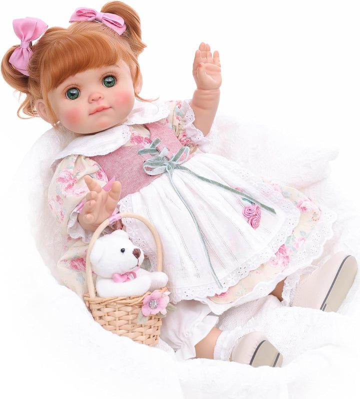Muñeca bebé de Cloveray, muñeca reborn realista de 18 pulgadas con...