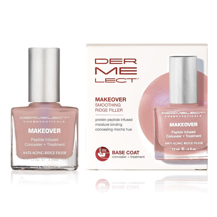 Dermelect Makeover Ridge Filler - Tratamiento para uñas galardonado...