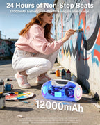 Altavoz Bluetooth, altavoces portátiles de pico de 200 W