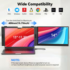 FEZOBR Extensor de pantalla para laptop, monitor portátil dual de 1...