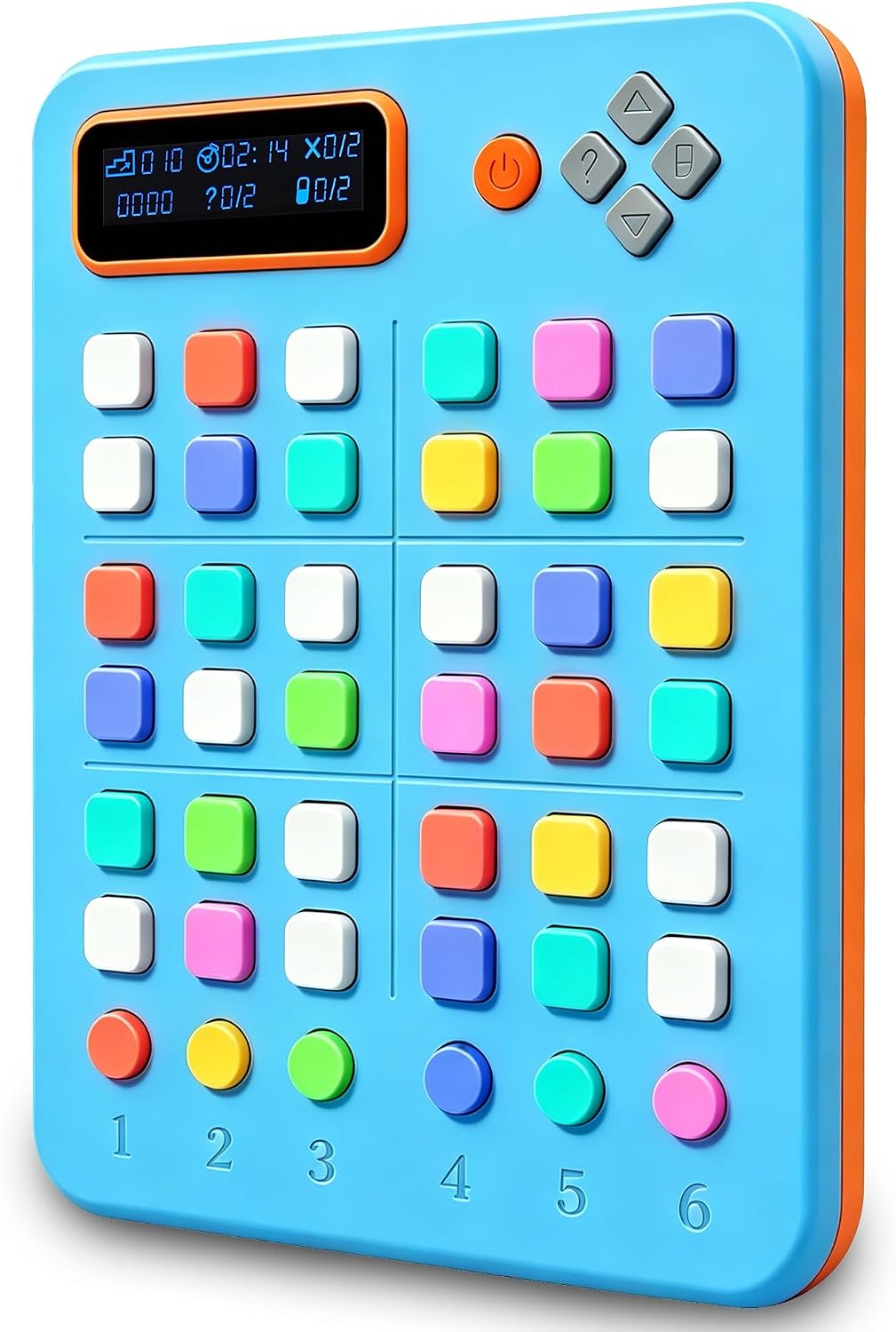 Consola Sudoku de color, juego electrónico azul Sudoku