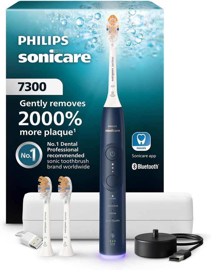 Philips Sonicare Cepillo de dientes eléctrico serie 7300, tecnologí...