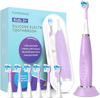 FUMEIKANG Cepillos de dientes eléctricos para niños, cepillo de die...