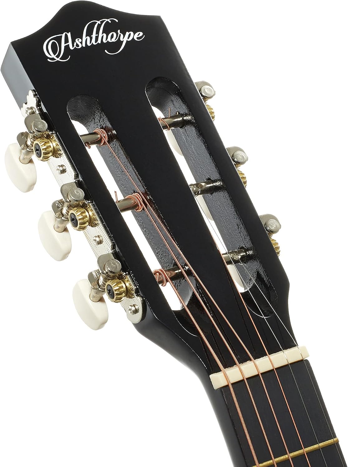 Ashthorpe Guitarra acústica infantil de 30 pulgadas (Sunburst), kit de inicio para principiantes con bolsa de concierto, cuerdas adicionales, correa, púas y lecciones