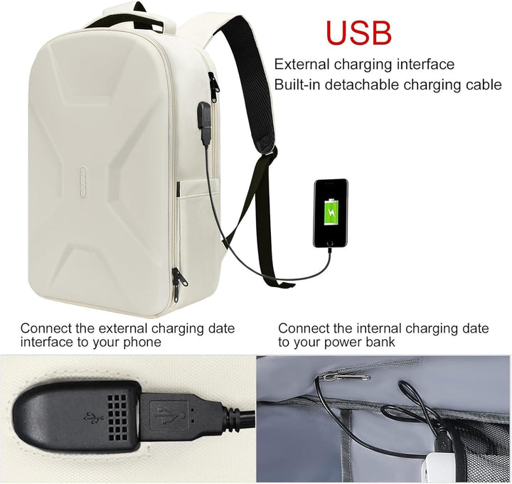 MOSISO Mochila para laptop de 15.6-16 pulgadas, 35L, con puerto de...