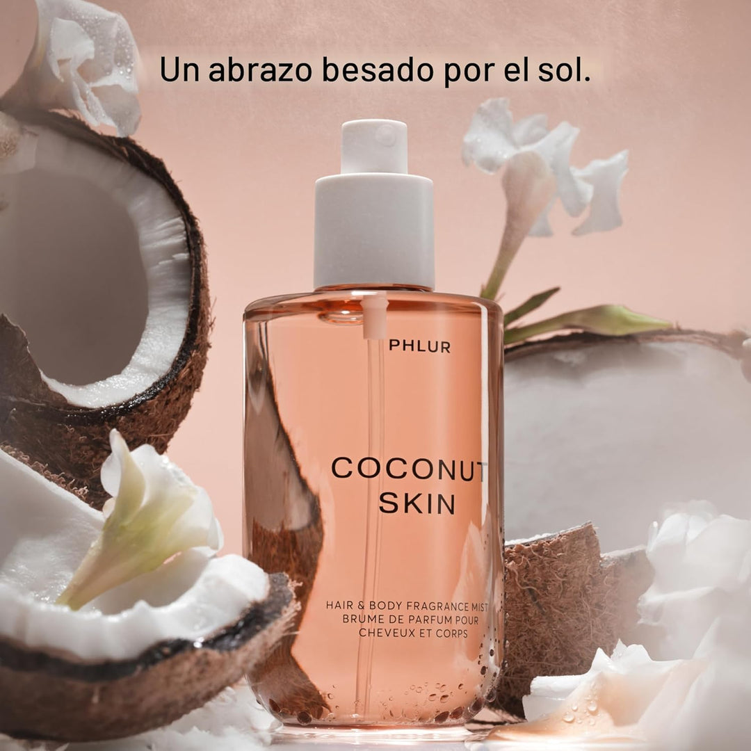 PHLUR Coconut Skin Body Mist - Bruma de fragancia para cabello y cu...