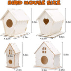 hapray Kit de manualidades de casa de pájaros, casa de pájaros de bricolaje
