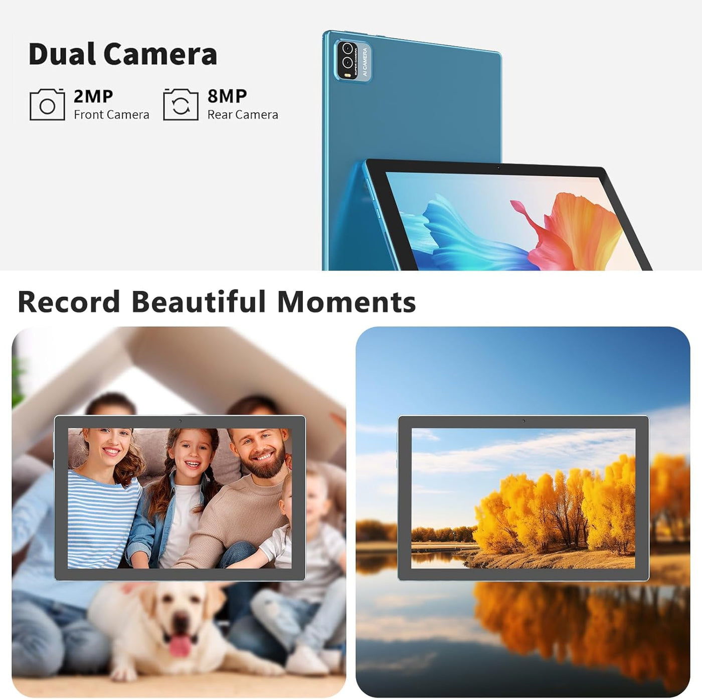 COOPERS Tablet Android 15, 10 pulgadas Tablet 18GB RAM+128GB ROM 2T...