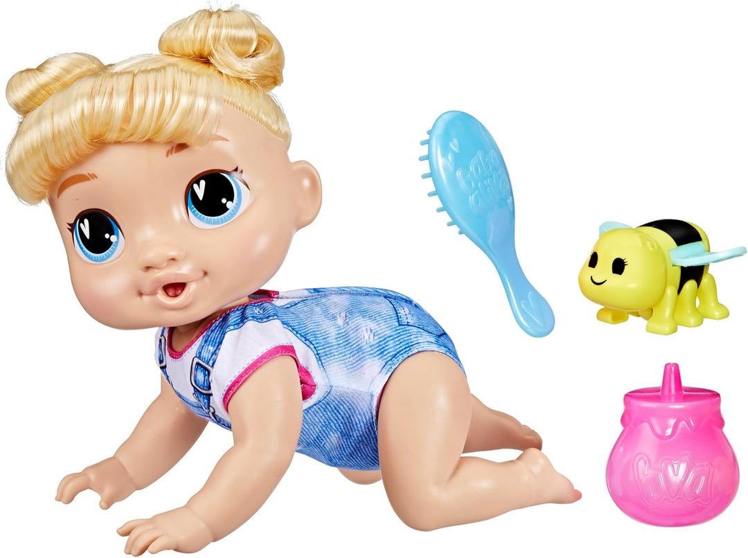 Baby Alive Crawl n Play Harper Hugs - Juego de muñecas