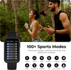 iTouch Active 5 - Reloj de seguimiento de actividad física para mujeres y hombres, monitor de frecuencia cardíaca, monitor de sueño, contador de pasos, más de 100 modos deportivos, batería de 7 días