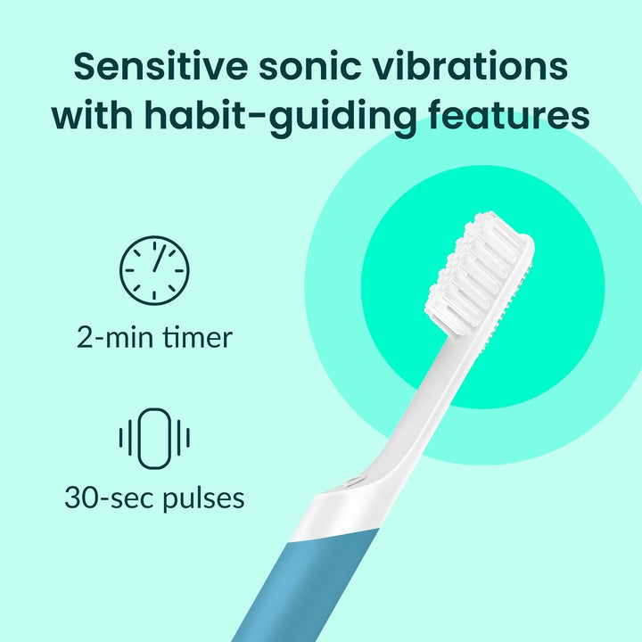 Quip - Cepillo de dientes eléctrico sónico para adultos - Viaje en...