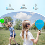 Juego de pelota de remo de playa, juego de bádminton, juegos al aire libre