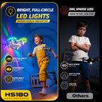 Holy Stone HS180 - Mini dron LED para niños, 3 baterías, apto para