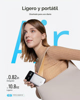 CUKTECH 15 Air Power Bank, Cargador Portátil delgado de 15,000mAh,...