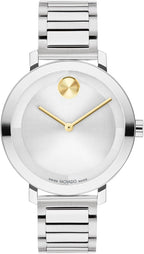 Reloj Movado Bold Evolution 2.0 para Mujer - Movimiento de Cuarzo Suizo, Pulsera de eslabones en Acero Inoxidable - Resistencia al Agua 3 ATM - Reloj de Moda de Lujo para Ella - 34 mm