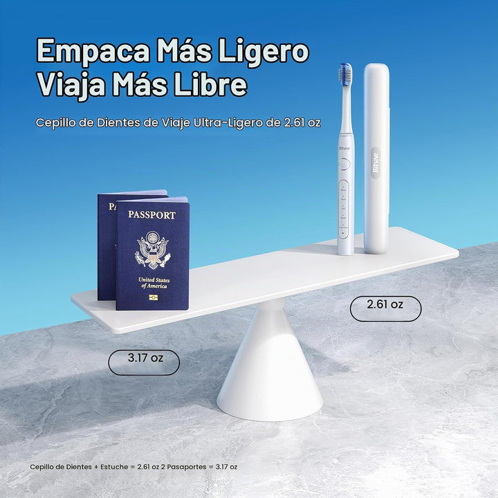 Cepillo de dientes eléctrico ultrasónico Bitvae para adultos y niño...