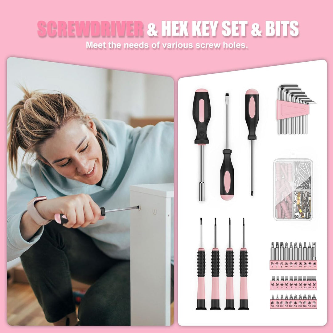 Kit de herramientas para el hogar Sundpey con taladro - Kit de herr...
