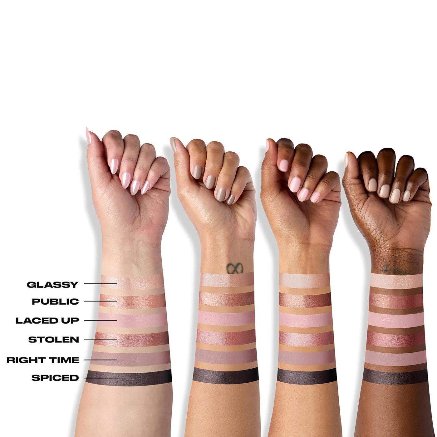 URBAN DECAY Naked3 - Mini paleta de sombras de ojos - 6 sombras ros...
