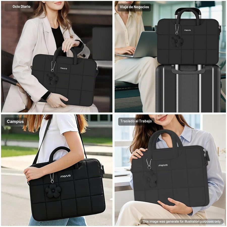 MOSISO Bolsa para laptop de 16 pulgadas, 15-15.6 pulgadas, compatib...