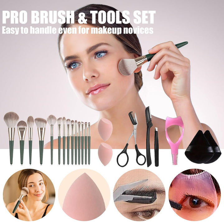 Kit completo de maquillaje para mujer, juego de maquillaje todo en...