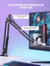 InnoGear, soporte de brazo tijera ajustable de estudio con suspensi...