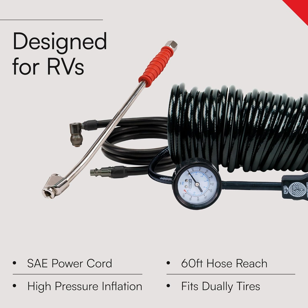 VIAIR 450P-RV EF Flujo mejorado - 45157 12V Inflador de neumáticos...