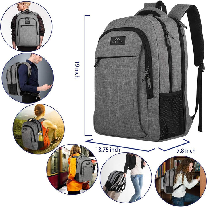 Mochila para portátil de viaje, para negocios, antirrobo, delgada,...