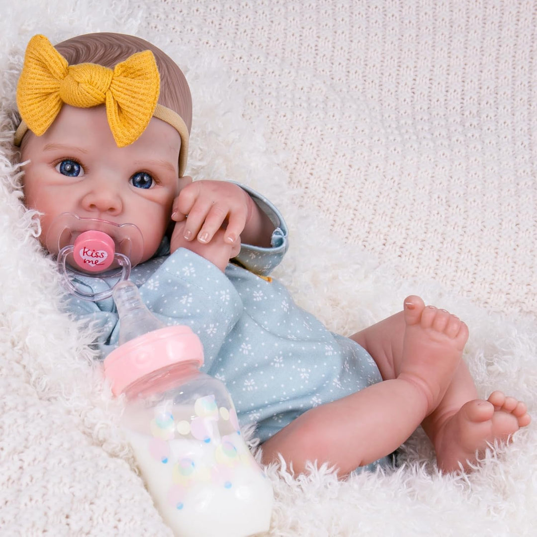 Aori Muñecas bebé recién nacidas Niña - Muñeca recién nacida de 20...