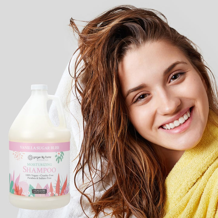 Ginger Lily Farms Botanicals - Champú hidratante para todo tipo de...