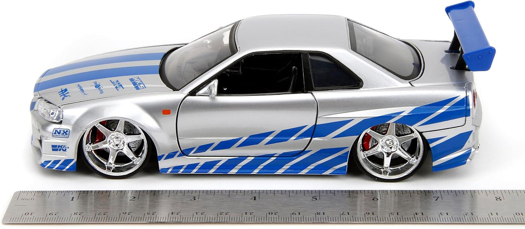 Jada Toys Fast &amp; Furious Brian\u2019s 2002 Nissan Skyline R34 -...