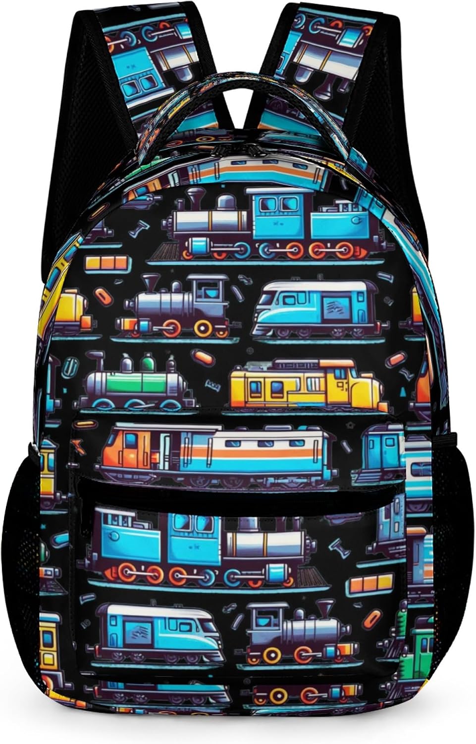 Mochila de tren para niños y niñas, bolsa de libros de 17 pulgadas