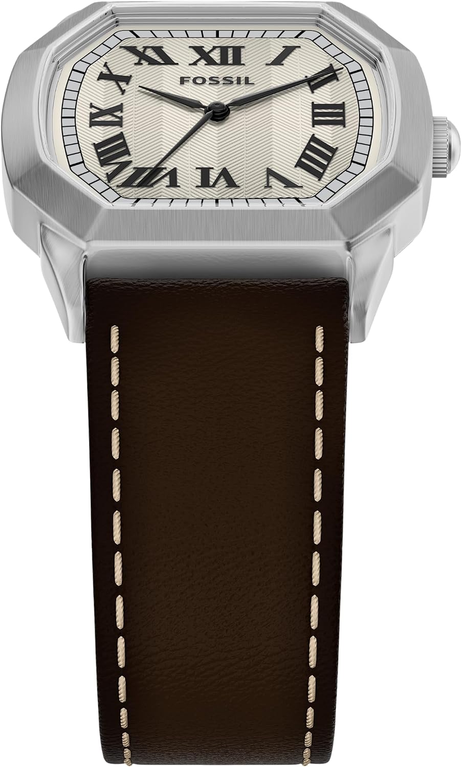 Fossil Reloj Harlow de acero inoxidable con tres manecillas para hombre
