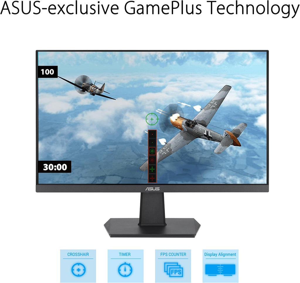 ASUS Monitor de 27 pulgadas, 1080P, IPS, Full HD, sin marco, 100Hz,...