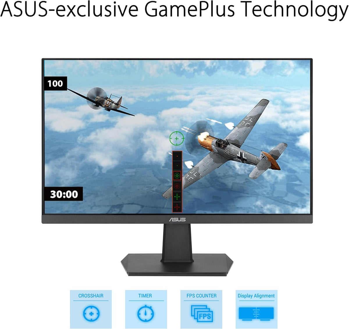 ASUS Monitor de 27 pulgadas, 1080P, IPS, Full HD, sin marco, 100Hz,...