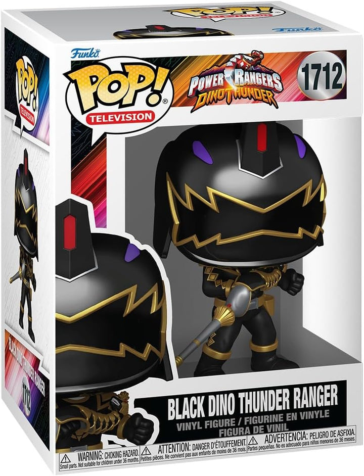 Funko Pop! TV: Power Rangers Dino Fury - Black Dino Thunder Ranger...