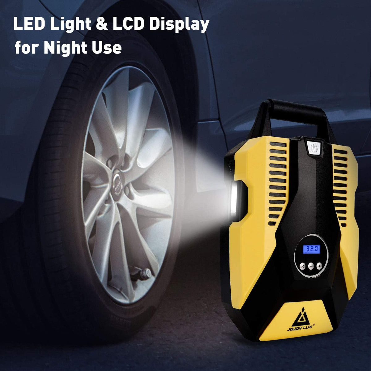 Inflador digital de neumáticos de 12 V CC Bomba de compresor de air...