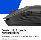 HP Ratón inalámbrico silencioso 400, Bluetooth dual y 2.4 GHz, sili...
