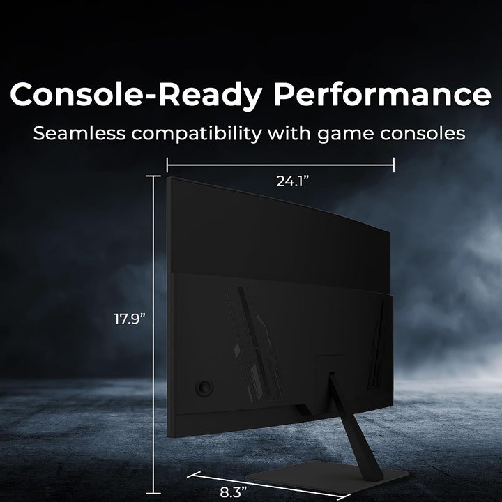 Deco Gear Monitor curvo para juegos de 27 pulgadas y 240 Hz, pantal...