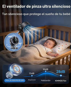KIMMOO Ventilador portátil recargable de 4000 mAh, control táctil d...