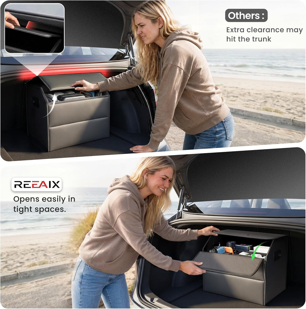 Organizador plegable para maletero de coche Tesla 3/Y/S/X, SUV
